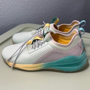 Clove Stylish Women's Healthcare Sneakers in Limited Edition Blue and Yellow